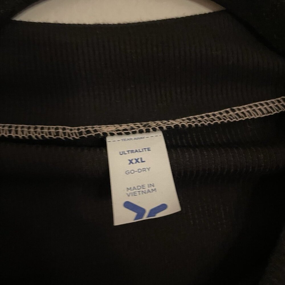 Old Navy Women XXL Black Ribbed Go-Dry Long Sleeve UltraLite Mock-Neck Top NWT - Picture 7 of 11